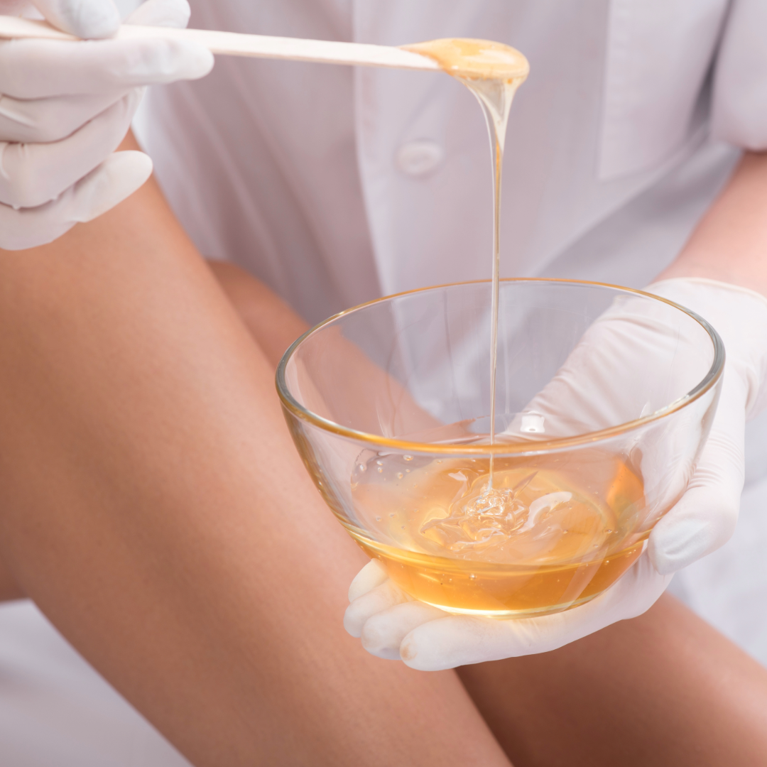 Hot wax treatment at V&F Beauty Lounge