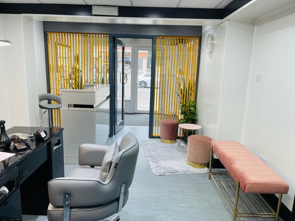 V&F Beauty Lounge salon interior in Headington